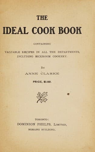 Cover of The Ideal cook book