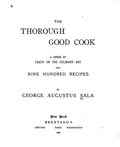 Cover of The thorough good cook