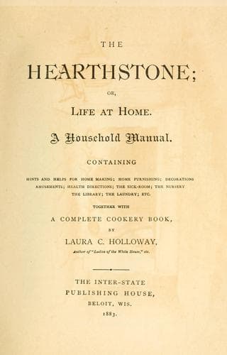 Cover of The hearthstone; or, Life at home