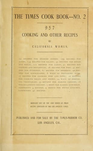 Cover of The Times cook book, no. 2